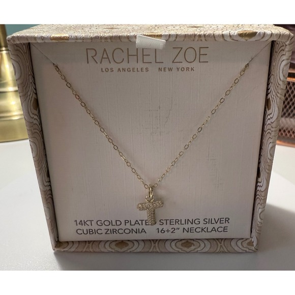 Rachel Zoe 14kt Gold Plated Sterling Silver Cubic Zirconia‎ 